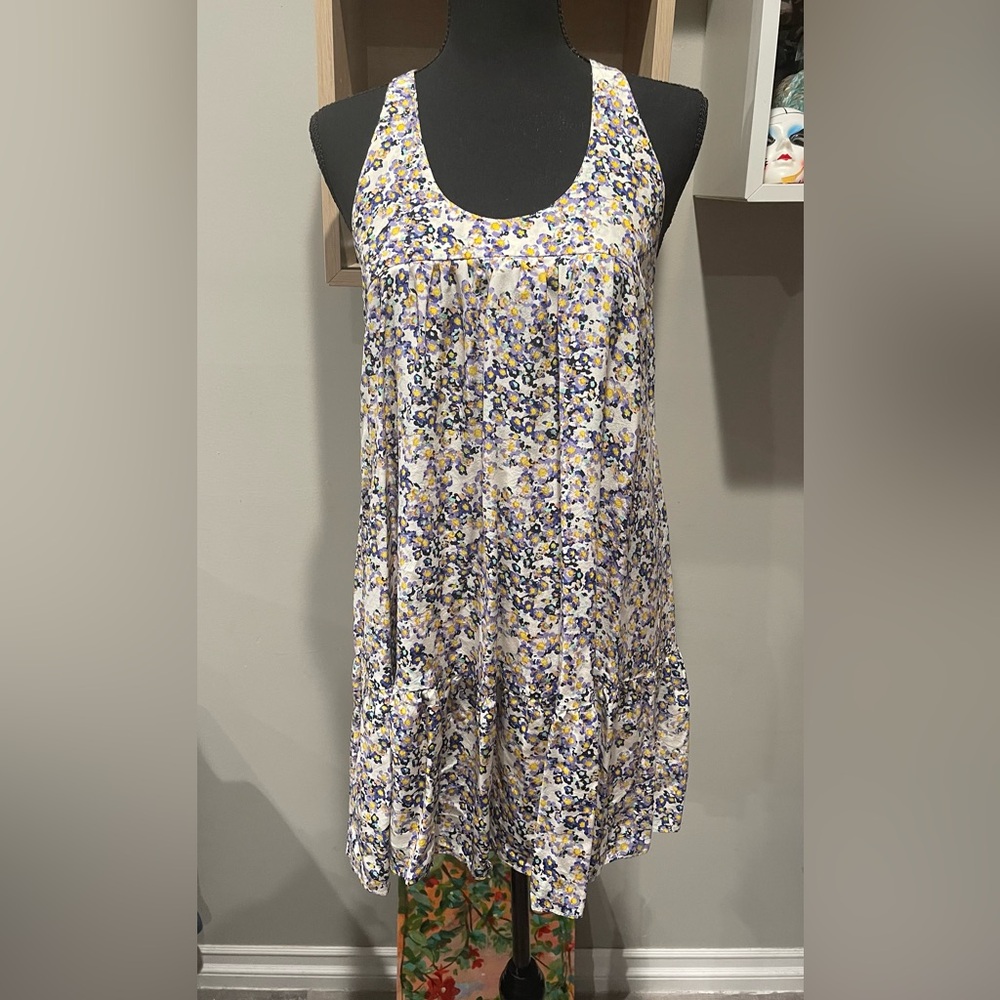 PJK Patterson J. Kincaid Silk Floral Mini Dress